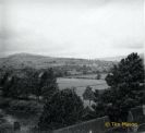 The view towards Calver Hill taken from Grinton Church tower. The village of Reeth is below Calver, but it is not clear.